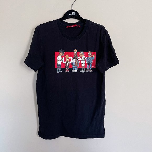 Supreme Simpson's Black Tee Sz S - Picture 2 of 5